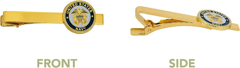 Desert Cactus United States Navy Tie Bar Logo Formal Occasion Standard Length Width (Double Anchor)...