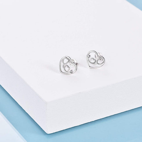 YFN Nursing Themed Stud Earrings Sterling Silver Jewelry Gift for Nurse...