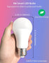 Color Changing LED Light Bulb App Control 9 W 60 watt Equivalent, 2.4Ghz WiFi and Bluetooth 1200LM Smart Light Bulbs That Compatible with Alexa Go...