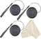 waka 3 Pack 77mm Center Pinch Lens Cap Cover with Cap Keeper for Canon EF 24-105mm f4L, EF 24-70mm f4L, EF 16-35mm f4L, Nikon AF-S 20mm f1.8, AF-S...