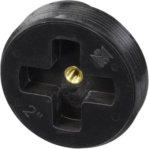 Sioux Chief 879-20 Cleanout Plug ABS Threaded, 2", Black...