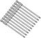 uxcell 10 Pcs 4mm Slotted Tip Magnetic Flat Head Screwdriver Bits, 1/4 Inch Hex Shank 4-inch Length S2 Power Tool...