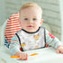 6 Pcs Baby Feeding Bibs Toddler Waterproof Bib Set with Crumb Catcher Pocket Infant Adjustable Baby Teething Bib Babies Food Bibs Keepsake Gift fo...