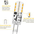 YUIIP G4 LED Bulb 2W 10W 20W Halogen Bulbs Replacement AC/DC 12V G4 Bi-Pin Base Light Warm White 3000K Lamp for Landscape, Under Cabinet Lighting,...