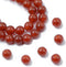 AD Beads Natural Gemstone Round Loose Beads 15" for Bracelet Necklace Earrings Jwelery Making Crafts DIY (8mm, Red Agate)...