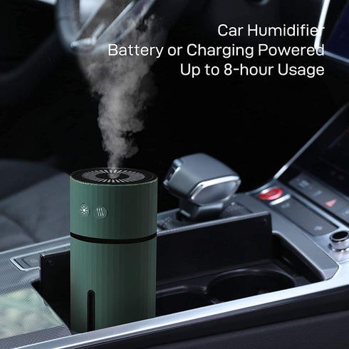 PALANCHY Rechargeable Portable Humidifiers,Cool Mist mini Humidifier with Adjustable Angle,260ml Water Tank Small Humidifier USB and Battery Power...