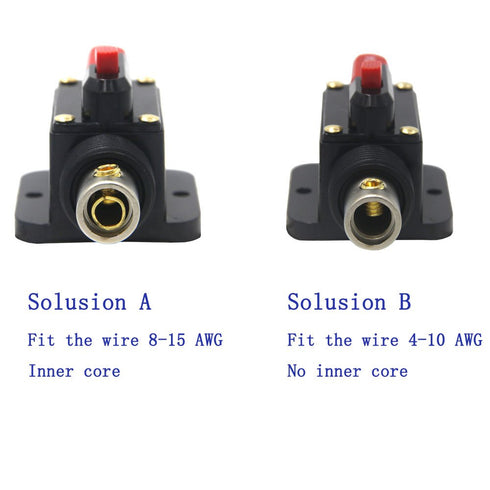 ZOOKOTO 12V-24V DC 20A Car Audio Inline Circuit Breaker Reset Fuse Holders Inverter for Stereo Switch System Protection 20 Amp...