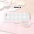 300pcs Double Sided Adhesive Dots, 1inch Strong-Adhesion Transparent Adhesive Dots Wax Seal Stickers Traceless Round Adhesive dots for DIY Craft H...