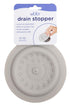 Ubbi Bathtub Drain Cover, Silicone Drain Stopper with Suction, Baby Bath Time Accessory, Gray...