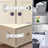 Baby Safety Locks, Cabinet Locks,Refrigerator Door Lock,Multifactional Child Safety Locks for Drawer, Cabinet, Oven, Fridge, Toilet,Freezer,2PCS, ...