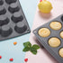 Webake Mini Muffin Cupcake Tin Pan Silicone Non-stick Baking Mold for Mini Pie, Quiche, Tartlet, Mini Muffin Top, Keto Fat Bomb, Pack of 2...
