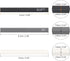 PATIKIL Compressed Charcoal Sticks Set, 3 Type Art Supplies Sketch Square Stick for Artist Drawing Sketching Shading Painting, Black White...