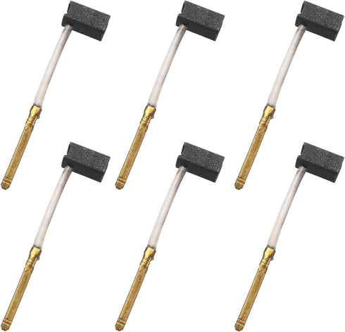 445861-03 445861-25 Carbon Brush Set for DeWalt Porter Power Tools DW160 DW402 D26450 27709 DW421 DW887?6pcs?...
