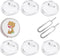 18 Pack Button Badge 2.36inch With Removal Tool Eject Pin, Clear Plastic Button With Pin for DIY Crafts, Children's Activities, Team Mark of Outdo...