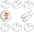 18 Pack Button Badge 2.36inch With Removal Tool Eject Pin, Clear Plastic Button With Pin for DIY Crafts, Children's Activities, Team Mark of Outdo...