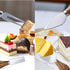 6-Piece Cheese Knife Set, Cheese Knives Cheese Knife Set Wooden Handle Stainless Steel Cheese Slicer Fork Spreader for Cheese Butter Pizza Cake Cu...