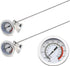 Efeng15“ Long cooking thermometer for oil or candy (2 Pack) with Pot Clip, 2" Dial Instant Read Turkey/Candy/Oil Thermometer for Frying,Cooking of...