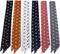 6Pcs Creative Small Dot Pattern Bag Handbag Handle Ribbon Scarf Hair Head Band Neck Scarf Neckerchief Scarf Fashion Gifts...
