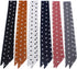 6Pcs Creative Small Dot Pattern Bag Handbag Handle Ribbon Scarf Hair Head Band Neck Scarf Neckerchief Scarf Fashion Gifts...