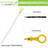 Engine Oil Dipstick 06H-115-611E for Audi A4 A5 Quattro with 2.0T Car Engine Oil Fluid Dipstick Replacement 06H 115 611 E...
