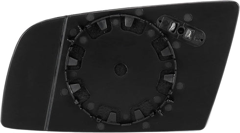 X AUTOHAUX Car Rearview Mirror Glass Replacement with Backing Plate Blue Heated Right Passenger Side for BMW 550i 525i 528i 545i...
