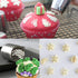 4 PCS Christmas Pastry Icing Piping Nozzles,Special Stainless Steel Russian Piping Tips Set,Cake Decorating Tools(1 Christmas Tree,2 Snowflake,1 L...