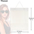 PACMAXI Sunglasses Storage Organizer, Wall Pocket Mounted by Sunglasses, Hanging Eyeglasses Storage Holder, Eyewear Display. (Ivory white, 15 Slot...