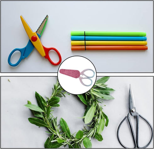 Scissors Sheath Leather Scissor Tip Protectors Small Scissors Covers for Manual Sewing Handicraft DIY Tool...