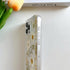 for iPhone 15 Pro Max Clear Case with Pressed Real Flowers Design,Glitter Cute White Floral Pattern Slim Soft TPU Protective Women Girl's Phone Co...