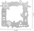 Metal Shell Ocean Element Background Frame Cutting Dies,Ocean Element Shell Starfish Telescope Sea Die Cuts Template Mould for DIY Scrapbooking Al...