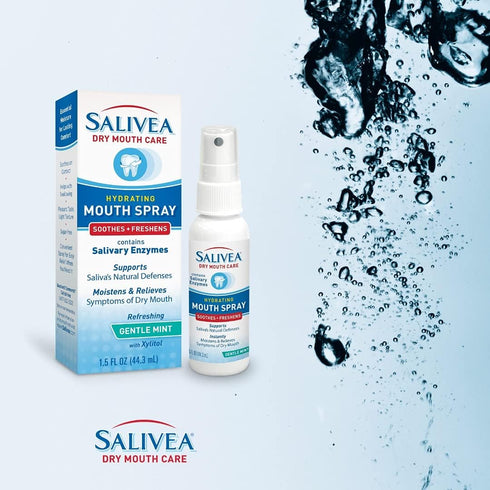 Extra Gentle Dry Mouth Spray - Soothing Mint Mouth Spray with Salivary Enzymes - Moisturizing Mouth Spray to Aid Dry Mouth - Supports Saliva's Nat...