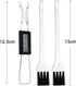 Keycap Puller Switch Puller Stainless Steel Keycap Removal Tool with 2 Pcs White Keyboard Cleaning Brush for Mechanical Keyboard...