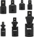 Universal Joint Socket Adapter and Reducer Set,7-Piece,Drive sizes: 1/4 in., 3/8 in., 1/2 in....