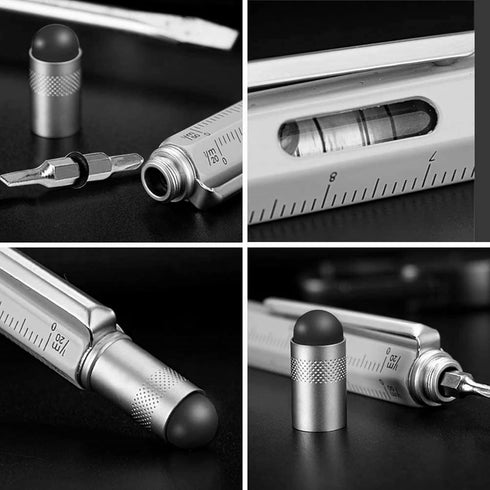 24 Pcs Multitool Pen and 24 Ink Refills for 6 in 1 Multitool Tech Gift Pen Tool Pen Gadget Screwdriver...