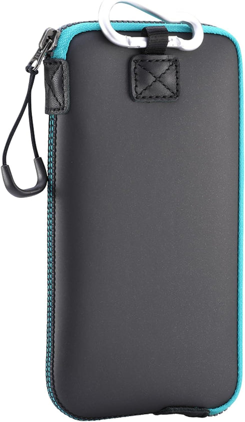 OneJoy Neoprene Phone Pouch, Lightweight Protective Cellphone Sleeve with Large Zipper Opening, Inner Pocket, Thermal Insulated, Durable Cell Phon...