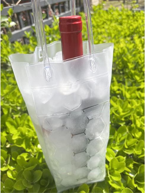 Wine Cooler Bag, Ice Bag for Wine Beer Bottle (2 Pack) Instant Cooling and Keeps Your Drink Cold Keep Cool and Chill Champagne Wine...