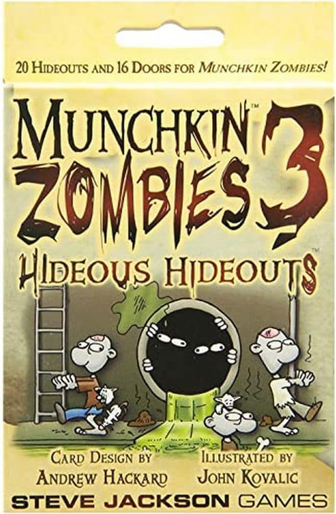 Munchkin Zombies 3 Hideous Hideouts...