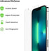 Belkin Tempered Glass Privacy Screen Protector 2-Pack for iPhone 14, iPhone 13, iPhone 13 Pro - Installation Guide Tray Included for Easy Applicat...