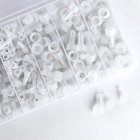 280 Pcs Closed End Crimp Connectors, Crimp Cap Terminal Connectors, Wire End Caps Terminals, Insulated Closed End Wire Crimp Connectors, Nylon Wir...
