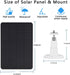 Solar Panel Compatible with SimpliSafe Outdoor Camera Wireles, 4W 5V Solar Panel with 10ft Micro USB Charging Cable for Outdoor Battery Powered Se...
