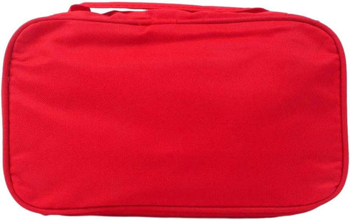 First Aid Bag First Aid Kit Empty Medical Storage Bag Red Trauma Bag for Emergency First Aid Kits Car Workshop Cycling Outdoors (Red Handle)...