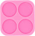 Super Glossy 1.7 inch Silicone Mold for DIY Round Phone Grip Resin Mold, 4-Cavity Circle Phone Socket Molds for Epoxy Resin, Jewelry Making Silico...