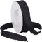 Morex Ribbon Double Ruffle Ribbon, 7/8-Inch by 16.5-Yard, Black...