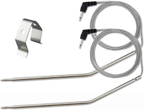 Grilling BBQ Meat Thermometer Temperature Probe Replacement Thermometer Probe Compatible with Thermopro TP25 TP20 TP07 TP-07 TP08 TP-08S TP06S TP1...