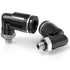 TAILONZ PNEUMATIC Male Elbow 4mm Tube OD x M5 Thread 90 Push to Connect Fittings PL4-M5 (Pack of 10)...