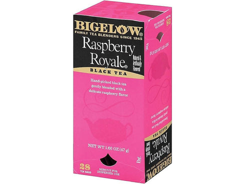 Bigelow 003401 Raspberry Black Tea, Raspberry, 0.34 lbs, 28/Box...