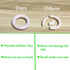 Natural Beech Wood Rings, 10 Pcs Unfinished 5cm Solid Wooden Rings Circles Without Paint for Craft, Connectors Jewelry Making...