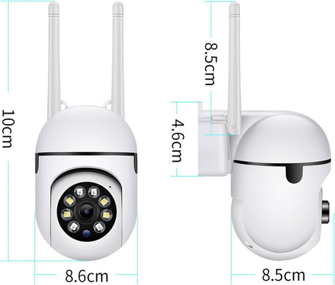 Indoor Security Camera 1080P, Security Security Camera Outdoor Indoor, HD Night Vision,Twoway Dialogue,Motion Tracking, Pet Camera for Home Shop...