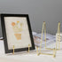 Plate Stands for Display,2 Pack 6" Plate Holder Display Stand,Metal Decorative Frame Easel for Plate Book Picture Photo Plaque Tabletop Art(Gold)...