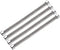 uxcell Corrugated Stainless Steel Flexible Water Line 11.8inch Long G1/2 Female Threaded Connector with Washer, 4pcs...